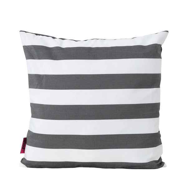 Coronado Outdoor Stripe Water Resistant Square Throw Pillow