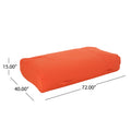 Judith Indoor Water Resistant 6'x3' Lounger Bean Bag