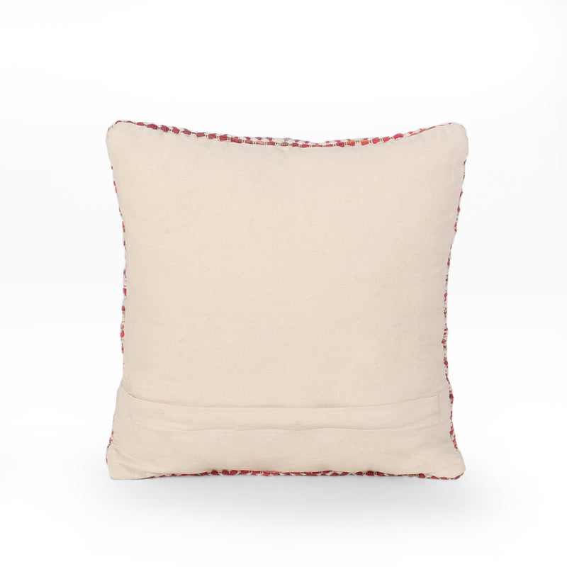 Fannie Boho Cotton Pillow Cover, Multicolor