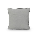 Bubles Boho Cotton Pillow Cover, Gray