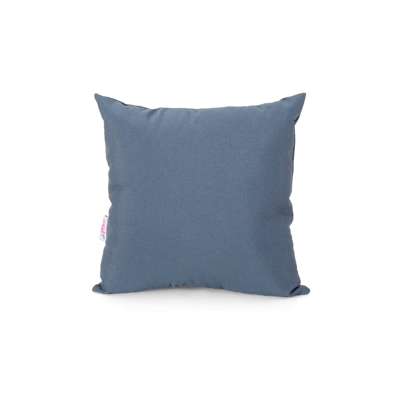 Cassandra Modern Throw Pillow, Dusty Blue