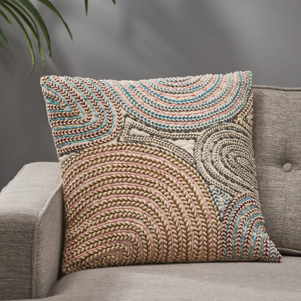 Greylin Boho Cotton Pillow Cover