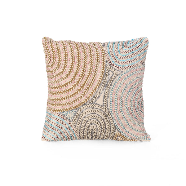 Greylin Boho Cotton Throw Pillow