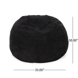 Germaine 3 Foot Modern Corduroy Beanbag