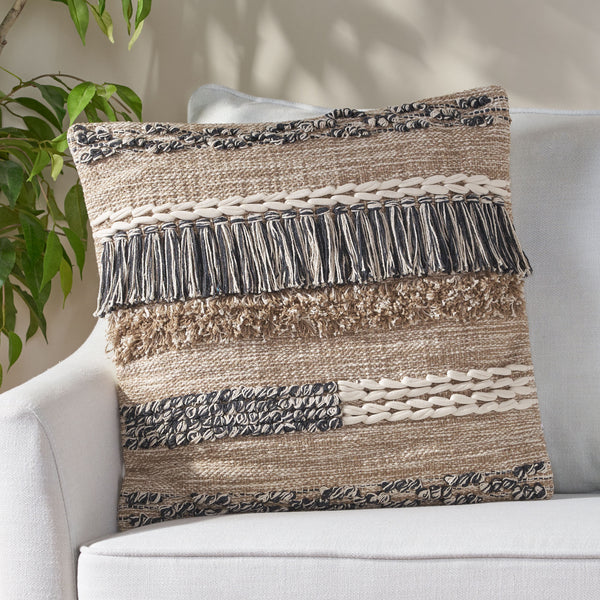 Ellana Hand-Loomed Boho Pillow Cover