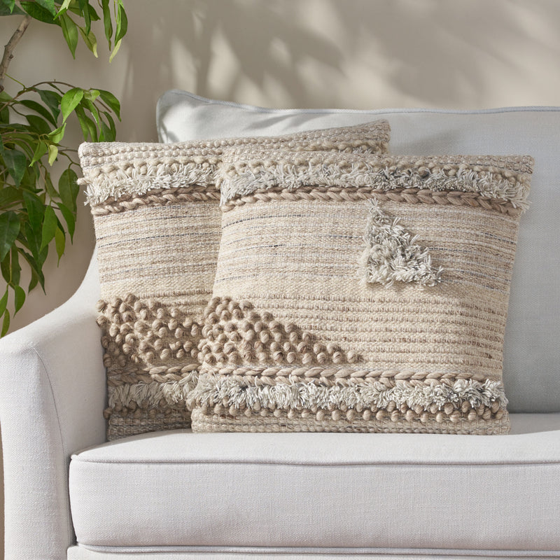 Afsheen Hand Loomed Boho Throw Pillow