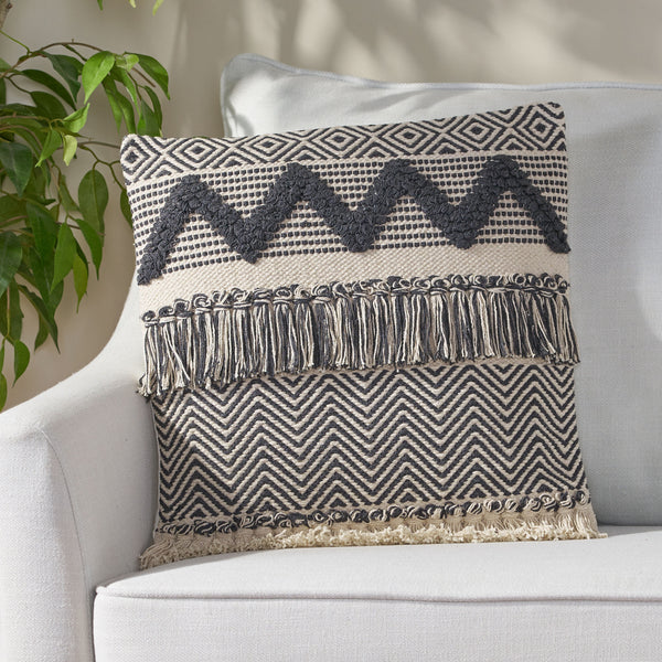 Daphanie Hand-Loomed Boho Pillow Cover