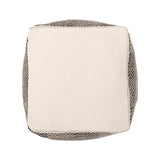 Jailyn Hand-Crafted Cotton Cube Pouf