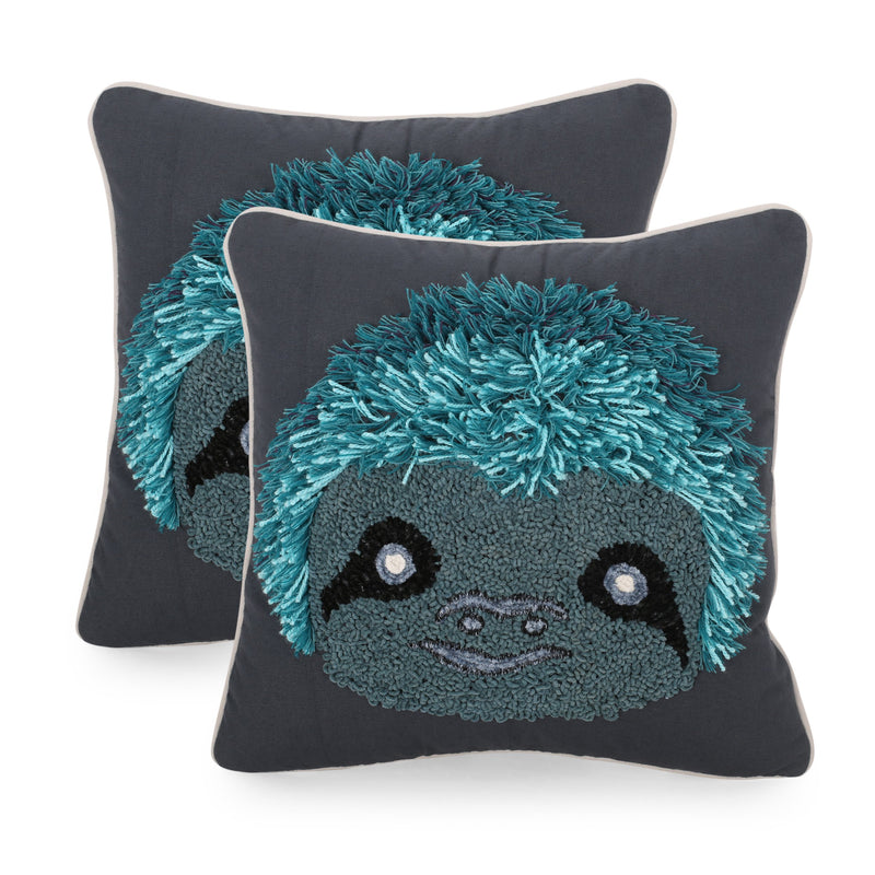 Nishtha Sloth Throw Pillow