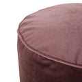 Bleckley Gwinnett Modern Velveteen Cylinder Pouf
