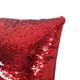 Romious Glam Sequin Christmas Throw Pillow
