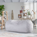 Tucker Modern 8 Foot Microfiber Pastel Bean Bag