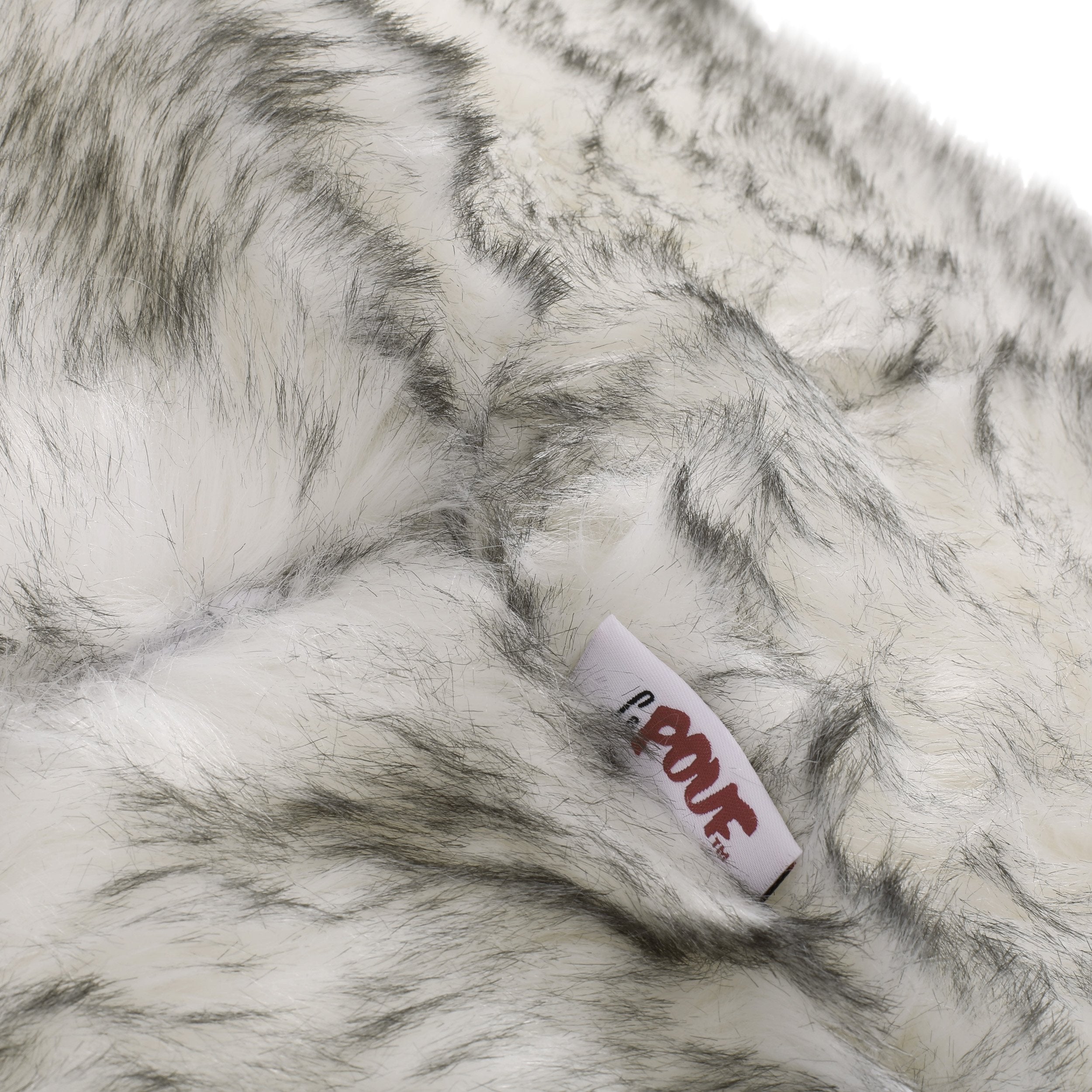 Terrell Schley Modern Glam 5 Foot Short Faux Fur Bean Bag