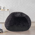 Terrell Schley Modern Glam 5 Foot Short Faux Fur Bean Bag