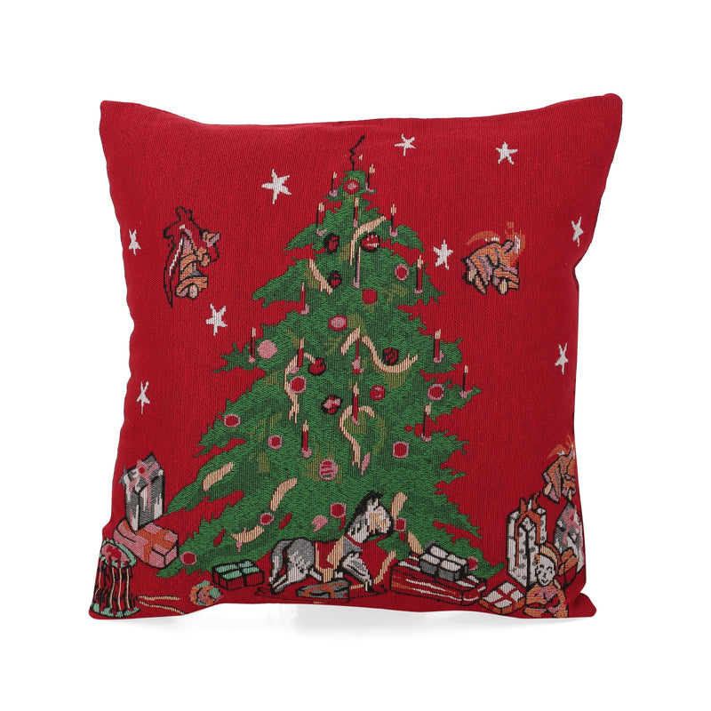 Benoit Modern Fabric Christmas Throw Pillow