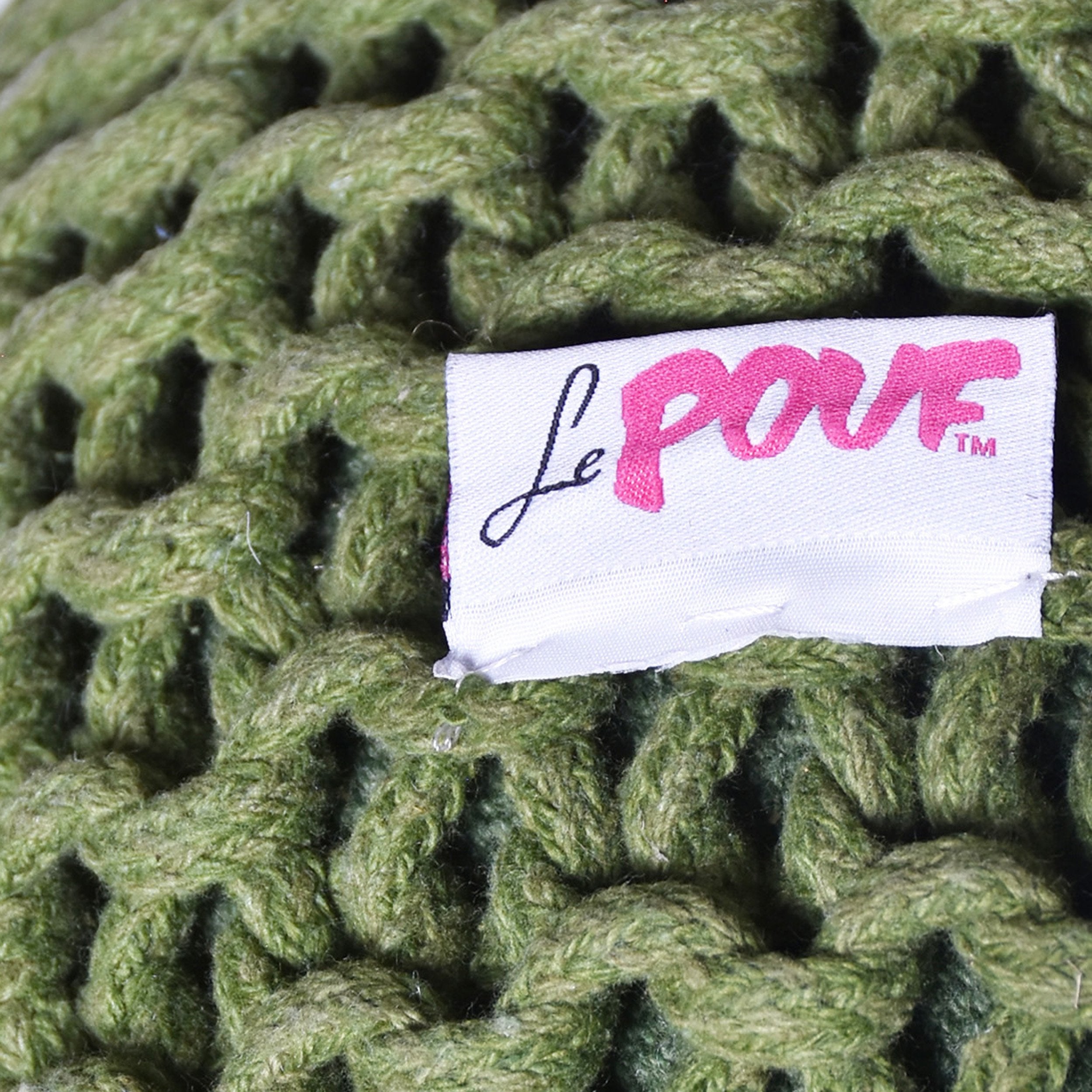 Poona Handcrafted Modern Cotton Pouf