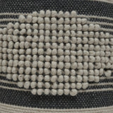 Villard Boho Handcrafted Fabric Cylinder Pouf