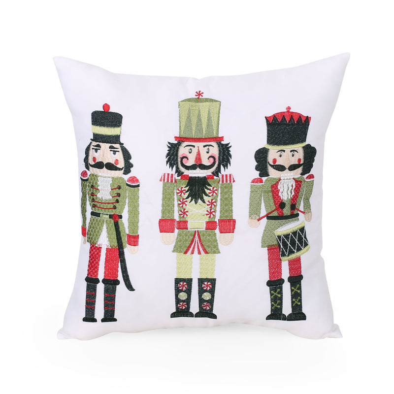 Coahoma Modern Fabric Christmas Throw Pillow