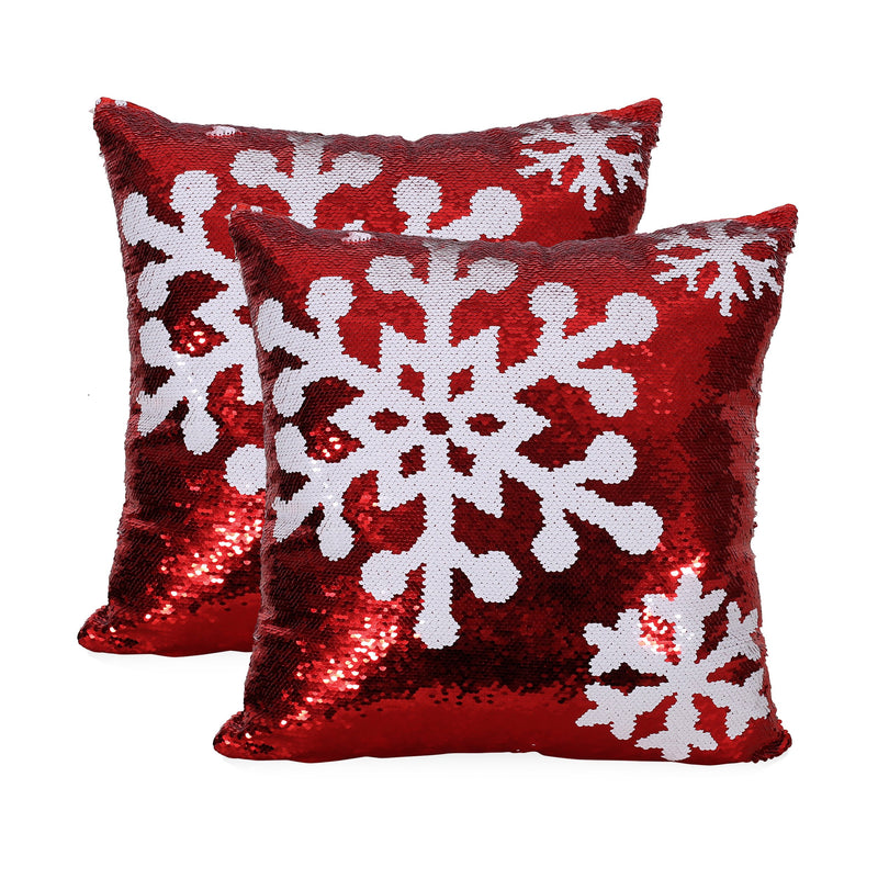 Sherard Glam Sequin Christmas Throw Pillow