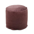Bleckley Gwinnett Modern Velveteen Cylinder Pouf